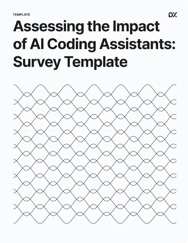 Assessing the impact of AI coding assistants: Survey template