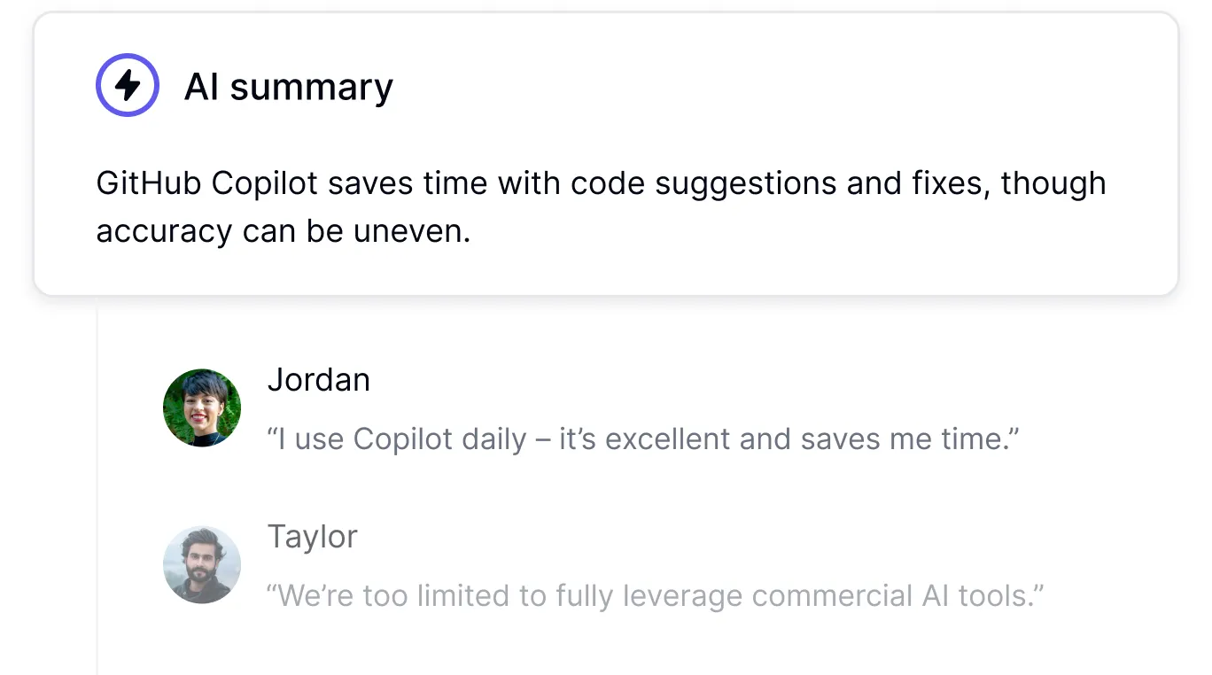 AI-powered insights platform providing automated summaries, visualizations, and recommendations from study data