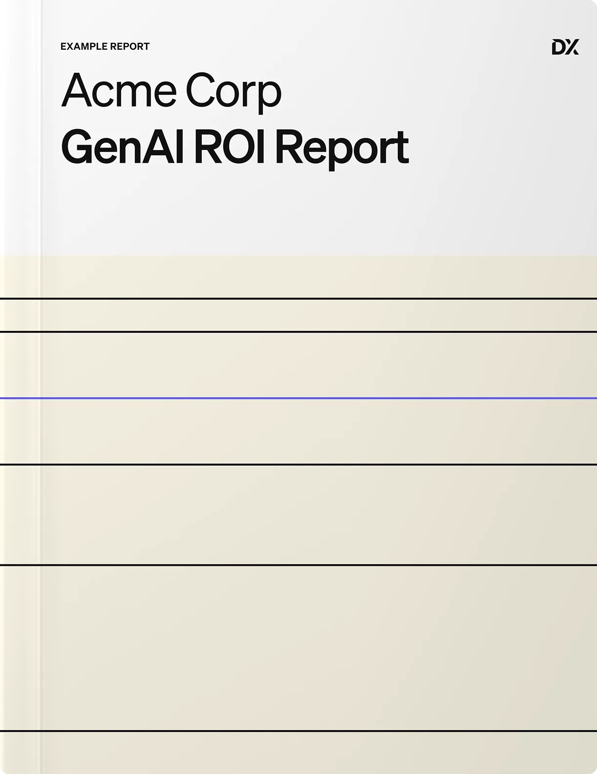 Example GenAI ROI Report