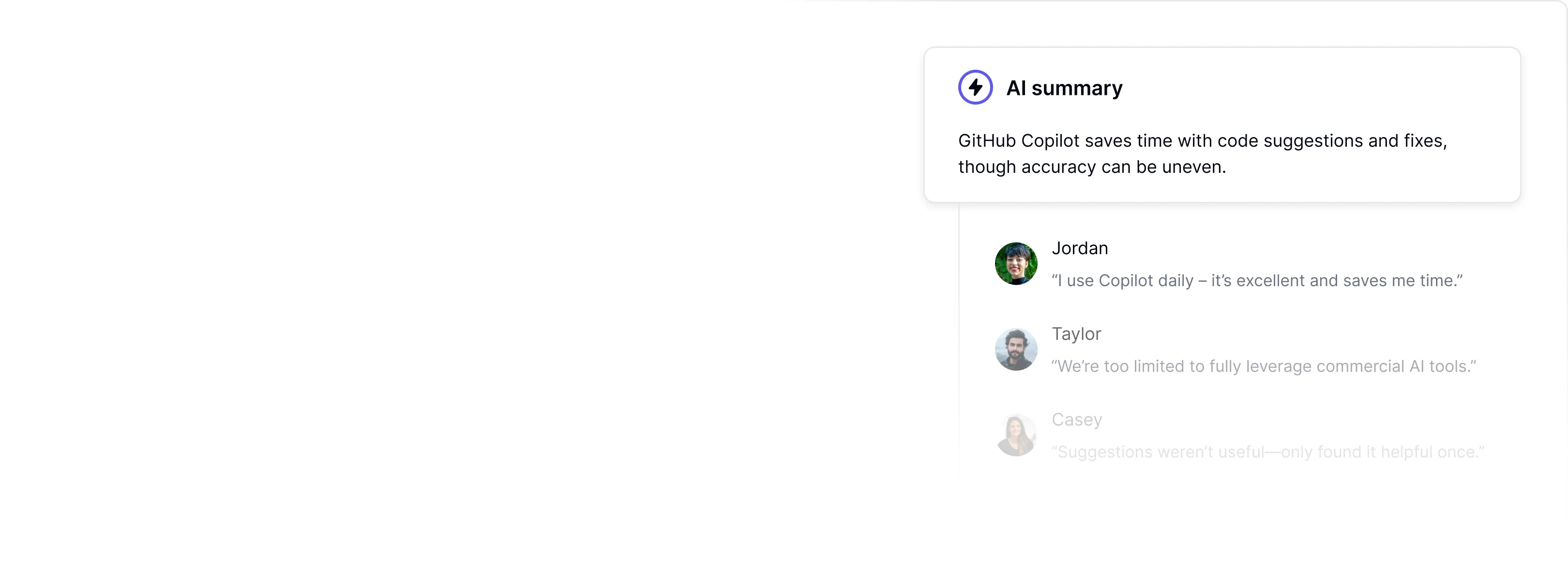 AI-powered insights platform providing automated summaries, visualizations, and recommendations from study data