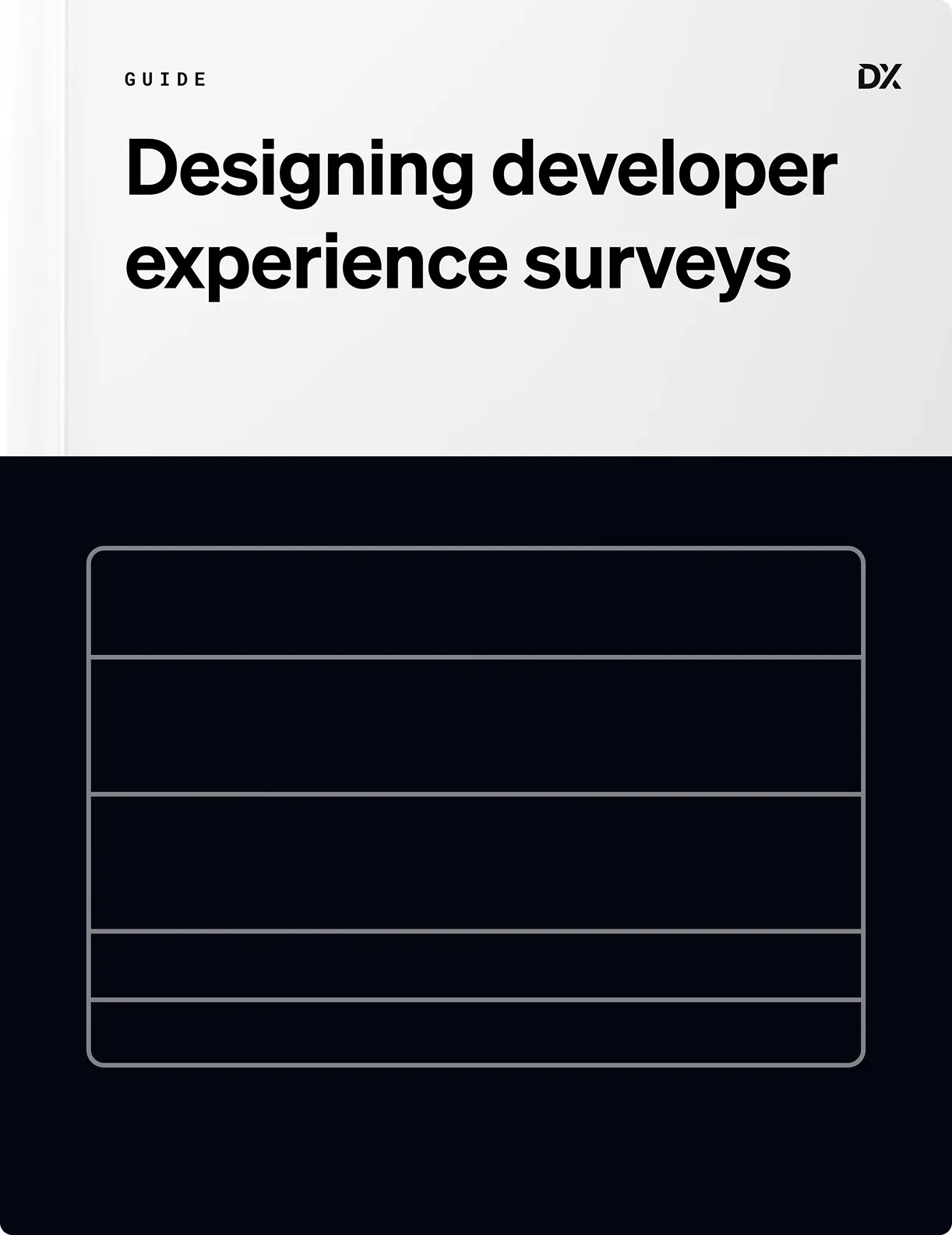 Designing developer experience surveys