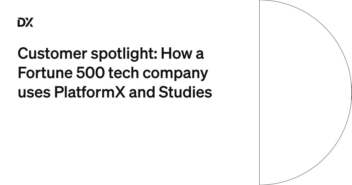 Customer spotlight: How a Fortune 500 tech company uses PlatformX and ...